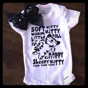 Big Bang baby onesies (bow not included)